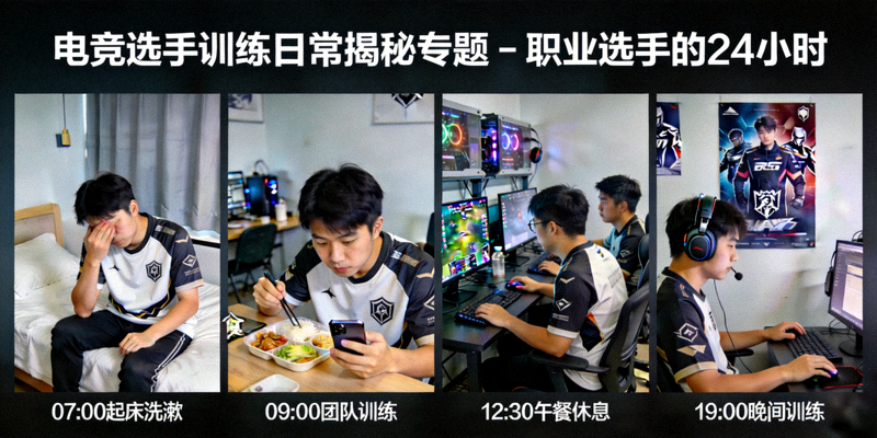电竞选手训练日常揭秘专题 - 职业选手的24小时
