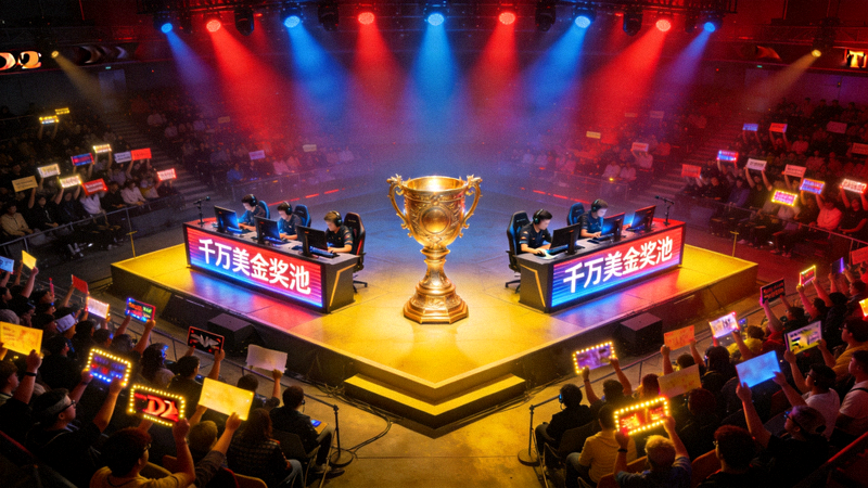 DOTA2国际邀请赛TI现场 - 千万美金奖池