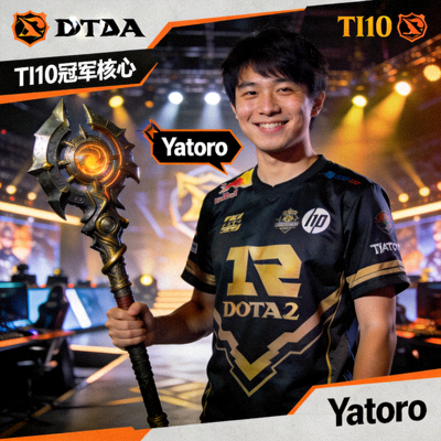 Yatoro DOTA2 carry选手 - TI10冠军核心